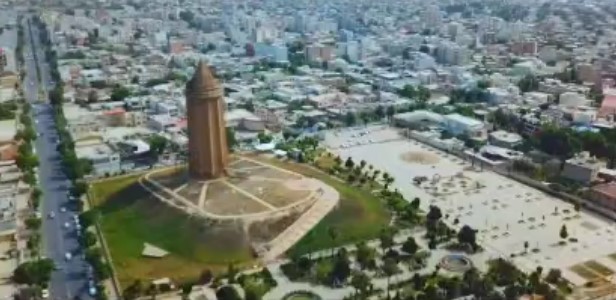 نورپردازی محوطه برج قابوس و میدان یادبود